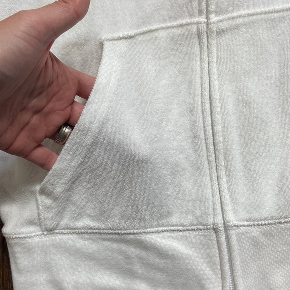 Juicy Couture Hooded Short Sleeve Terry Cloth Sweatshirt Size XXS - Picture 7 of 15